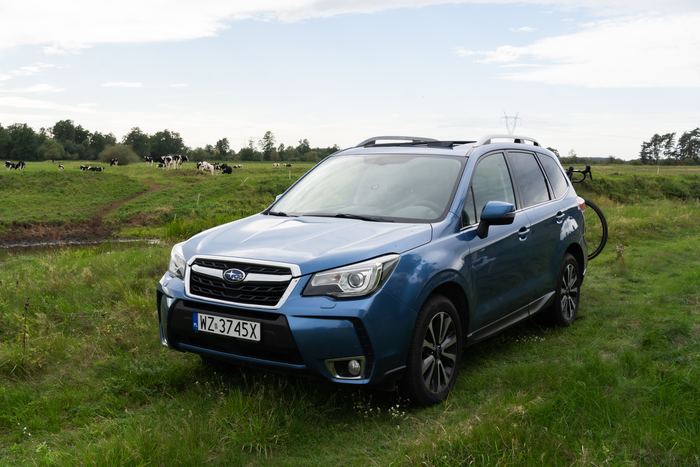 Przód Forestera XT