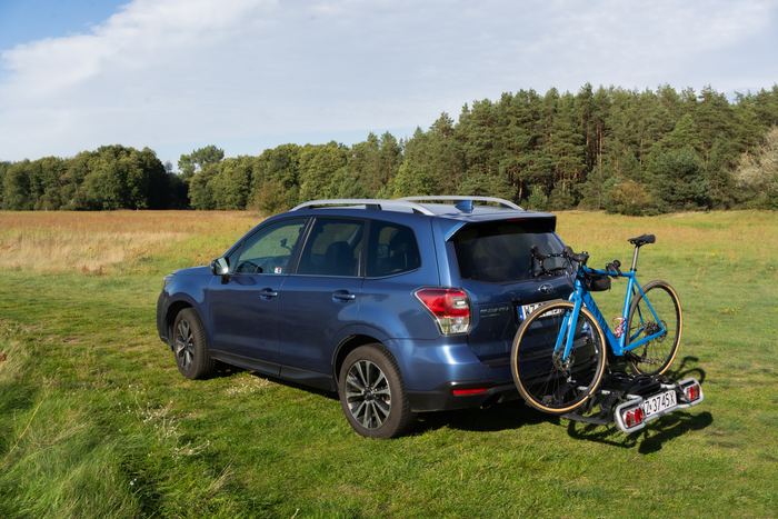 Forester XT, tył od prawej
